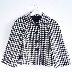 Houndstooth cropped petticoat